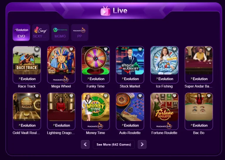 live games on winpkr
